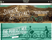 Tablet Screenshot of joyfulcycles.com